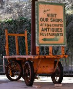 Old C&O Luggage Cart
